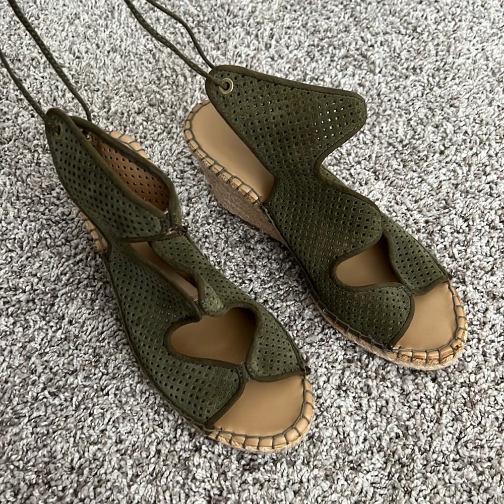 Franco Sarto Suede Wedges